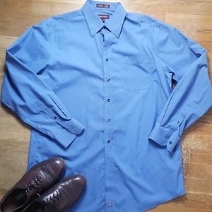 Nordstroms blue men's dress shirt